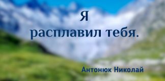 Я расплавил тебя – Николай Антонюк Николай Антонюк