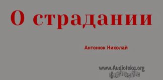 О страдании – Николай Антонюк О страдании - Николай Антонюк