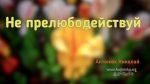 Не прелюбодействуй – Николай Антонюк