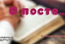 О посте – Николай Антонюк О посте - Николай Антонюк