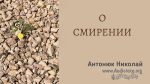 О смирении – Николай Антонюк