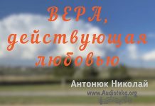 Вера, действующая любовью – Николай Антонюк Вера, действующая любовью - Николай Антонюк