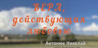 Вера, действующая любовью – Николай Антонюк Вера, действующая любовью - Николай Антонюк