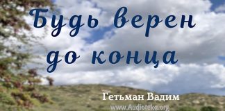 Будь верен до конца – Гетьман Вадим Будь верен до конца - Гетьман Вадим