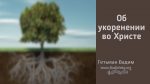 Об укоренении во Христе – Гетьман Вадим Об укоренении во Христе - Гетьман Вадим