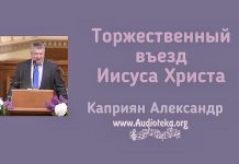 Торжественный въезд Иисуса Христа – Каприян Александр Торжественный въезд Иисуса Христа - Каприян Александр