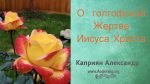 О Голгофской жертве Иисуса Христа – Каприян Александр О Голгофской жертве Иисуса Христа - Каприян Александр