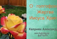 О Голгофской жертве Иисуса Христа – Каприян Александр О Голгофской жертве Иисуса Христа - Каприян Александр