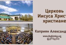 Церковь Иисуса Христа, христиане – Каприян Александр