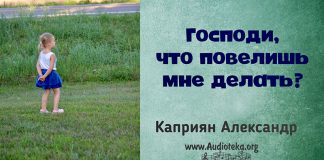 Господи, что повелишь мне делать? – Каприян Александр Господи, что повелишь мне делать? - Каприян Александр