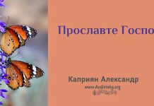 Прославьте Господа – Каприян Александр Прославьте Господа - Каприян Александр