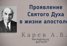 Проявление Святого Духа в жизни Апостолов – Карев А. В. Проявление Святого Духа в жизни Апостолов - Карев А. В.