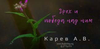 Грех и победа над ним – Карев А. В. Грех и победа над ним - Карев А. В.