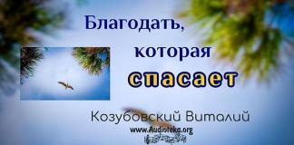 Благодать, которая спасает – Козубовский Виталий Благодать, которая спасает - Козубовский Виталий