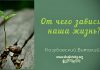 От чего зависит наша жизнь – Виталий Козубовский От чего зависит наша жизнь - Виталий Козубовский